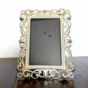 Vintage Ornate Silver Scroll 5x7 Picture Frame Decor